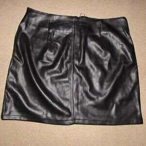 EUC Rue21 Faux Leather Mini-Skirt